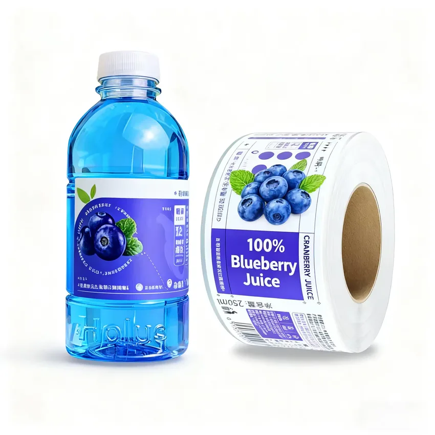 Printed self-adhesive label rolls from the production partner’s product range